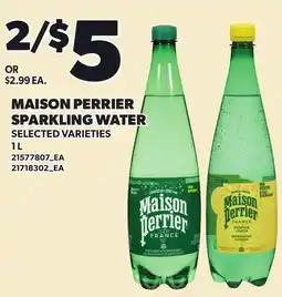 Loblaws MAISON PERRIER SPARKLING WATER offer