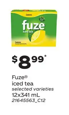 Loblaws FUZE ICED TEA offer