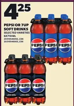 Loblaws PEPSI OR 7UP SOFT DRINKS offer