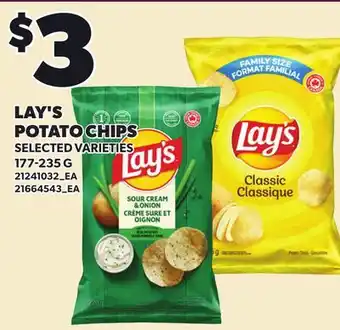 Loblaws LAY'S POTATO CHIPS offer
