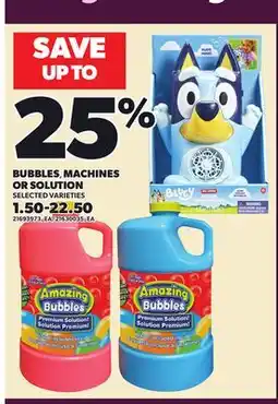 Loblaws BUBBLES, MACHINES OR SOLUTION offer