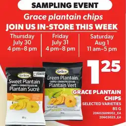 Loblaws GRACE PLANTAIN CHIPS offer