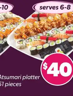 Loblaws ATSUMARI PLATTER, 51 pieces offer
