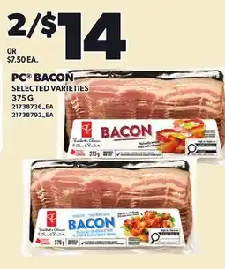 Loblaws PC BACON offer