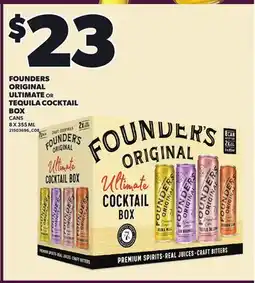 Loblaws FOUNDERS ORIGINAL ULTIMATE OR TEQUILA COCKTAIL BOX offer