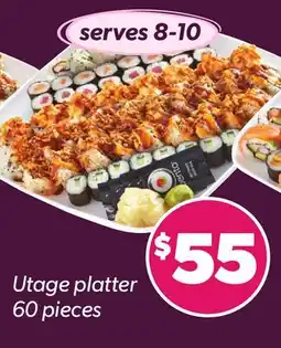 Loblaws UTAGE PLATTER, 60 PIECES offer