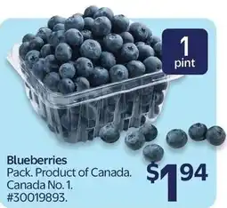 Walmart Blueberries offer