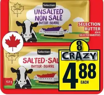 Selection butter