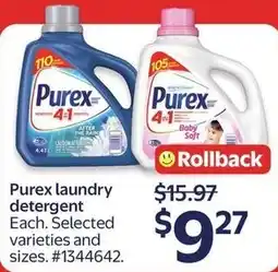 Walmart Purex laundry detergent offer