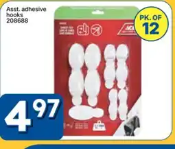 Rossy Asst. adhesive hooks offer
