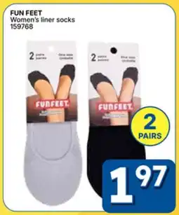 Rossy FUN FEET Women's liner socks offer