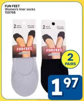 Rossy FUN FEET Women's liner socks offer