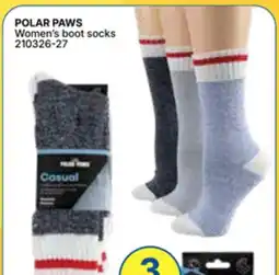 Rossy POLAR PAWS Women's boot socks offer
