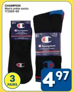 Rossy CHAMPION Men's ankle socks offer