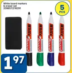 Rossy White board markers & eraser set offer