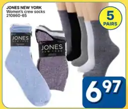 Rossy JONES NEW YORK Women's crew socks offer