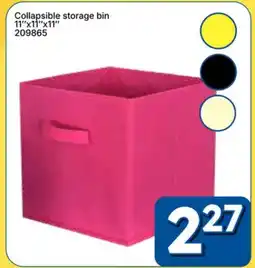 Rossy Collapsible storage bin offer