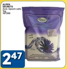 Rossy ALPEN SECRETS Asst. Epsom salts offer