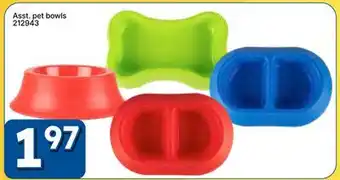 Rossy Asst. pet bowls offer