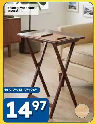 Rossy Folding wood table offer