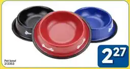 Rossy Pet bowl offer