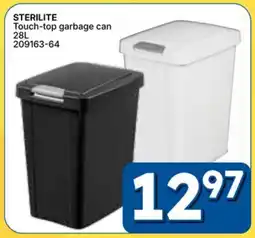 Rossy STERILITE Touch-top garbage can offer