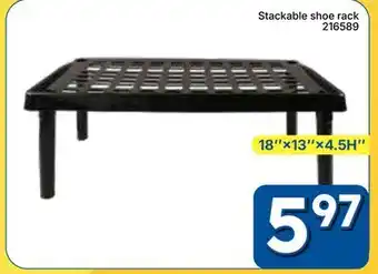 Rossy Stackable shoe rack offer