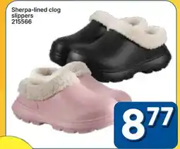 Rossy Sherpa-lined clog slippers offer