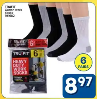 Rossy TRUFIT Cotton work socks offer