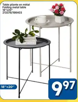 Rossy Folding metal table offer