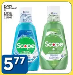 Rossy SCOPE Mouthwash offer