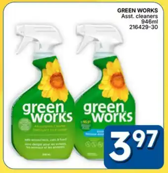 Rossy GREEN WORKS Asst. cleaners offer