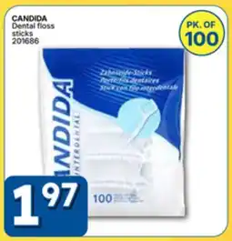 Rossy CANDIDA Dental floss sticks offer