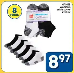 Rossy HANES Women's ankle socks offer