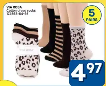 Rossy VIA ROSA Cotton dress socks offer