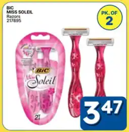 Rossy BIC MISS SOLEIL Razors offer