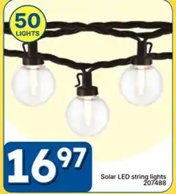 Rossy Solar LED string lights offer