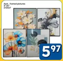 Rossy Asst. framed pictures offer