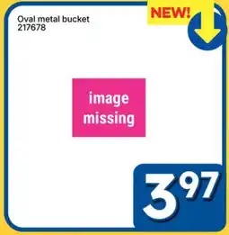 Rossy Oval metal bucket offer