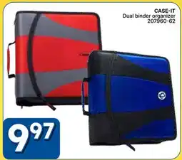 Rossy CASE-IT Dual binder organizer offer