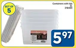 Rossy Containers with lids offer