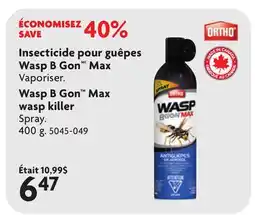 Home Hardware Wasp B Gon Max wasp killer offer