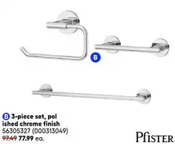 RONA Pfister 3-piece set, polished chrome finish offer
