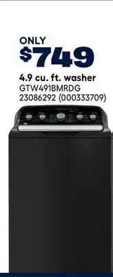RONA LG 4.9 cu. ft. washer offer