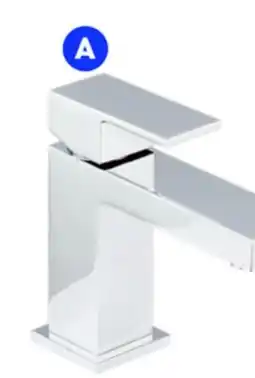 RONA Quadrato bathroom faucets and shower columns offer