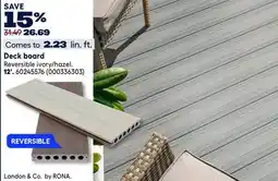 RONA 12' Deck board offer