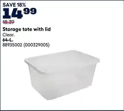 RONA Storage tote with lid 64-L offer