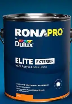 RONA RONA PRO by Dulux Elite exterior paint, 3.78-L offer