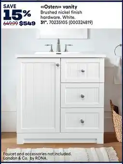 RONA Landon & Co. 31 Osten vanity offer