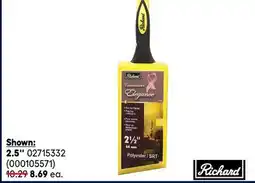 RONA RICHARD paint brushes 2.5 offer
